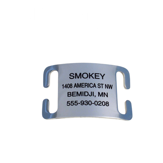 Slide-On Open Tag