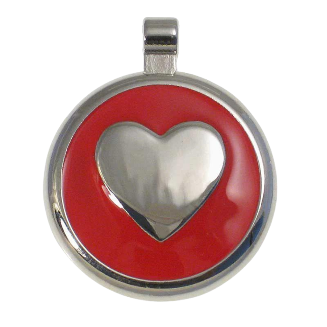Round Heart Shaped Tag