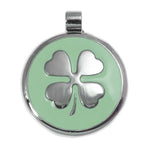 LuckyPet clover jewelry pet ID tag in mint