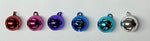 LuckyPet bell color chart: Silver, Pink, Red, Purple, Dark Blue, Sky Blue, and Black