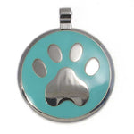 LuckyPet paw jewelry pet ID tag in mint