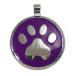 LuckyPet paw jewelry pet ID tag in purple