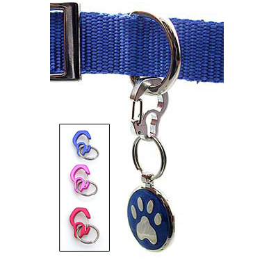 Rubit pet tag clips in assorted colors