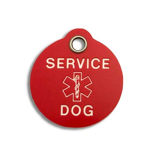Service Dog pet ID tag
