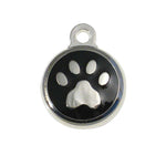 Tiny Paw Jewelry Tag - black