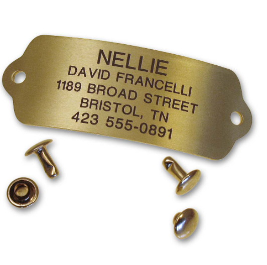 Brass Name Tag